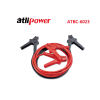 ATLI ATBC-6026 Jumper Cables, Heavy Duty Booster Cables 0 Gauge 25Feet (0AWG x 25Ft) with Goggles Gloves Cleaning Brush in Carry Bag