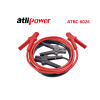 ATLI ATBC-6026 Jumper Cables, Heavy Duty Booster Cables 0 Gauge 25Feet (0AWG x 25Ft) with Goggles Gloves Cleaning Brush in Carry Bag