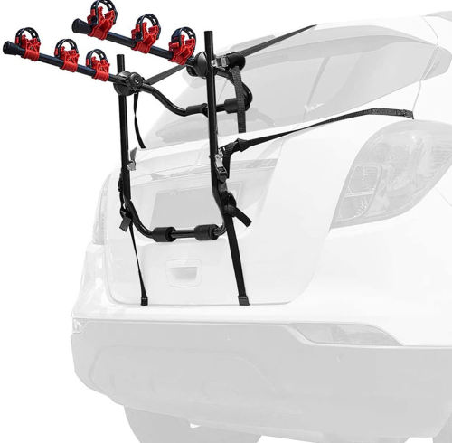 ATLI Portable Car Back Rear-Mounted Bicycle Carrier Hanging Bike Carrier Rack