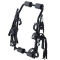 ATLI Portable Car Back Rear-Mounted Bicycle Carrier Hanging Bike Carrier Rack