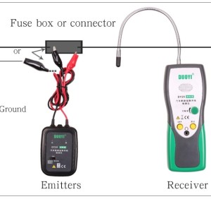 Automobile tone line line detector line patrolmeter break breakpoint car test lamp car repair short circuit finder