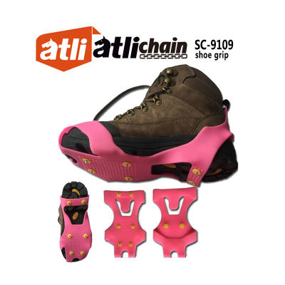 ATLI Outdoor Durable Ice Grips Traction Cleats Ice Cleat Ice Snow Shoes Cover Non-Slip Safety Grabbers