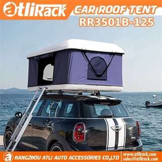 RR3501B-125 Hard Shell Car Roof Top Tent Camping Roof Tent For Outdoor