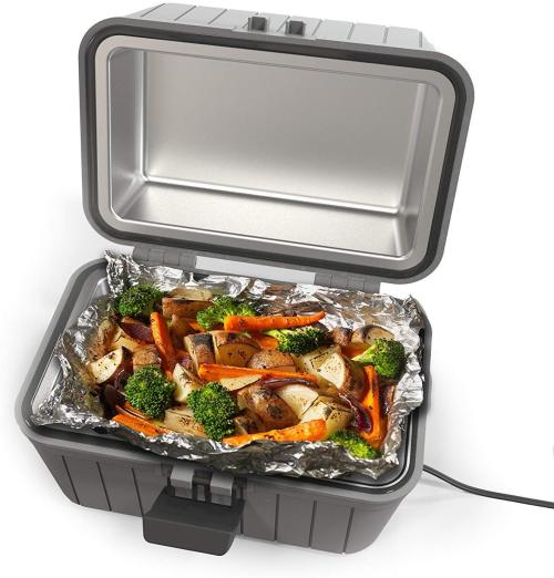 Heated Electric Lunch Box 12-Volt Portable Stove for Car, Truck, Camping, Etc. - Enjoy Hot Delicious Meals