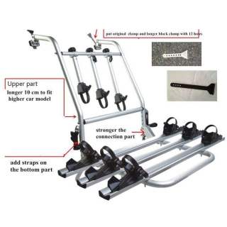 Atlirack RR1663 hitch bike rack carrier for three bikes