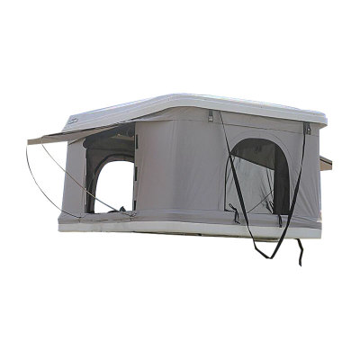 Hard Shell Car Roof Tent Roof Top Tent Camper, Car 4x4 Roof Top Tent, Water Proof Anti-UV PU Coated Rooftop Tent Anne