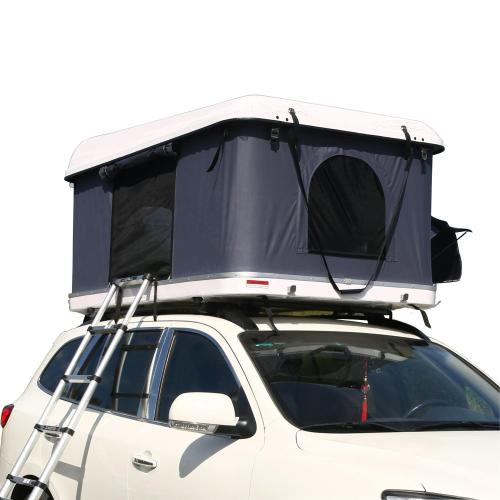 Hard Shell Car Roof Tent Roof Top Tent Camper, Car 4x4 Roof Top Tent, Water Proof Anti-UV PU Coated Rooftop Tent Anne