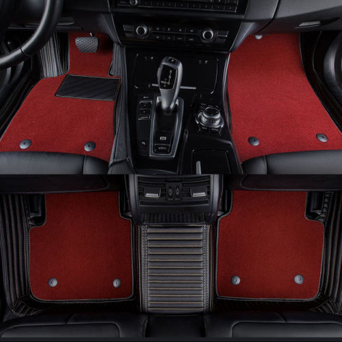 Wholesale Custom Pu Leather Dedicated Car Floor Mats 5D