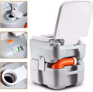ATLI Portable Toilet Outdoor Portable Toilet with Carry Bag for Sale