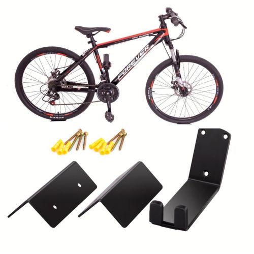 Wall Mounted Indoor Storage Bicycle Bracket Stand Bicycle Cycling Pedal Holder Iron Black Bike Pedal Hook