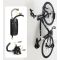 RR5643G Carbon Steel Universal Wall Mount Bike Rack  Fashion Indoor Bicycle Parking Rack
