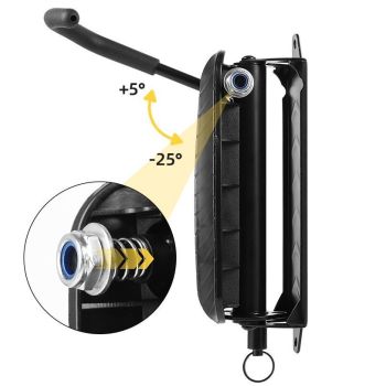 RR5643G Carbon Steel Universal Wall Mount Bike Rack  Fashion Indoor Bicycle Parking Rack