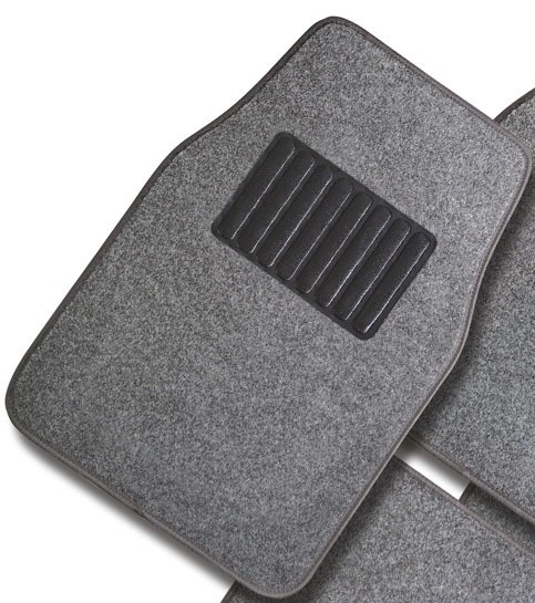 High Quality Car Mat Heavy Duty Hard Wearing Carpet Universal Heelpad Non-Slip Backing