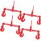 Ratchet Chain Binder, 1/4 to 5/16 Inch Load Binders 2600LBS Working Load Capacity, Breaking Strength 9200LBS Heavy Duty Ratchet Type Binder Ratchet Boomer to Truck Flatbed Trailer