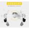 Aluminum Alloy Adjustable Indoor Bike Storage Wall Mounted Bike Rack Maximum Load Capacity 50kg