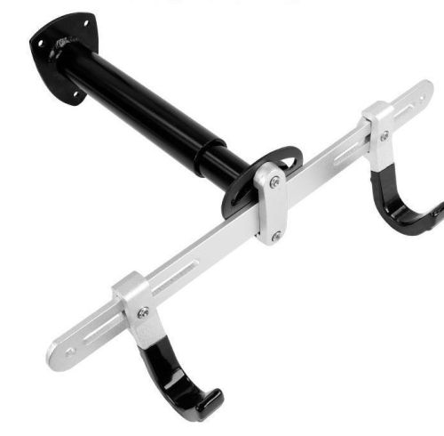 Aluminum Alloy Adjustable Indoor Bike Storage Wall Mounted Bike Rack Maximum Load Capacity 50kg