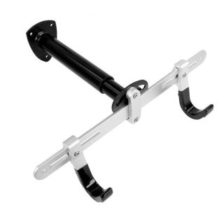 Aluminum Alloy Adjustable Indoor Bike Storage Wall Mounted Bike Rack Maximum Load Capacity 50kg