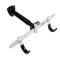 Aluminum Alloy Adjustable Indoor Bike Storage Wall Mounted Bike Rack Maximum Load Capacity 50kg
