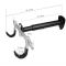 Aluminum Alloy Adjustable Indoor Bike Storage Wall Mounted Bike Rack Maximum Load Capacity 50kg