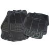 ATCM-3201 4 Piece Universal Heavy Duty Waterproof Black PVC Car Floor Mat