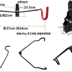 RR5697 Indoor Bike Rack Hooks Wall Mounted Bike Storage Rack Holder