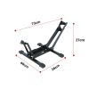 Durable Carbon Steel Foldable Bicycle Parking Rack Road Bike Display Rack Repair Stand Bicycle Parking Stand