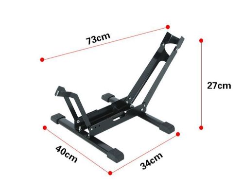 Durable Carbon Steel Foldable Bicycle Parking Rack Road Bike Display Rack Repair Stand Bicycle Parking Stand