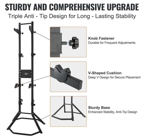 Bike Rack Garage Storage Gravity Floor Bike Stand Alloy Steel Durable Bicycle Stand Holds