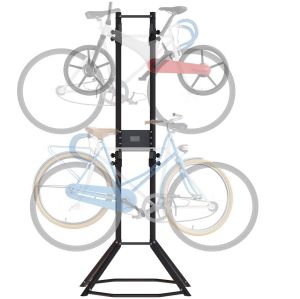 Bike Rack Garage Storage Gravity Floor Bike Stand Alloy Steel Durable Bicycle Stand Holds