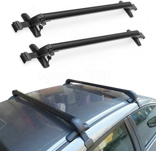 Aluminum Lockable Car Top Crossbars for Bare Roof Bike Kayak Rooftop Cargo Carrier