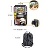Seat Back Pocket Car Storage Pocket Durable Waterproof Stain Resistant Multifunctional  8 Pockets Car Storage Bag For Toys,IPad
