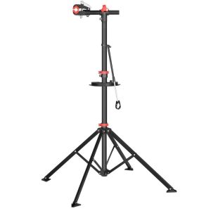 Aluminum Alloy 50KG Bike Repair Stand Working 360 Degree Adjustable Stand Quick Release Rack For Maintenance Working Stations