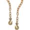 3/8 Inch x 20FT G70 Transport Binder Chain Safety/Binder Chain with Clevis Grab Hooks 7, 100 lbs Safe Working Load Logging Chain