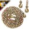 3/8 Inch x 20FT G70 Transport Binder Chain Safety/Binder Chain with Clevis Grab Hooks 7, 100 lbs Safe Working Load Logging Chain