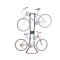 Bike Rack Garage Storage Gravity Floor Bike Stand Alloy Steel Durable Bicycle Stand Holds