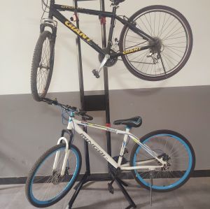Bike Rack Garage Storage Gravity Floor Bike Stand Alloy Steel Durable Bicycle Stand Holds