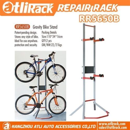 Bike Rack Garage Storage Gravity Floor Bike Stand Alloy Steel Durable Bicycle Stand Holds