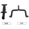 RR1648 Indoor Bike Rack Hooks Wall Foldable Mounted Bike Storage Rack Holder