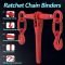 2pcs Ratchet Chain Binder, 1/4