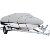 Heavy Duty 420D Oxford Cloth Sliver Coating Waterproof Boat Cover