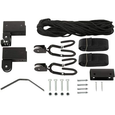 RR5854B Heavy Duty Hoist Bikes Ladders Garage Storage Canoe Lift Pulley System Capacity Ceiling Mount Hoists