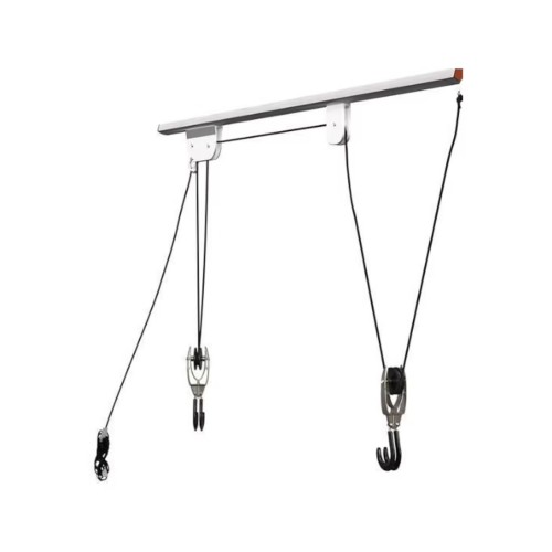 RR5653B Heavy Duty Hoist Bikes Ladders Garage Storage Canoe Lift Pulley System Capacity Ceiling Mount Hoists