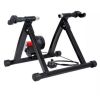 Bike Trainer Stand Indoor Riding Steel Bicycle Exercise Stand with Noise Reduction Wheel Magnetic Stationary Stand