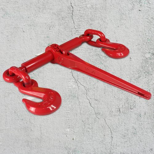 2 Pack Ratchet Load Binder with 2 Grab Hooks, for 1/2-5/8 Grade 70 Transport Chain, Load Binder with 36,000 Pound Working Load Limit