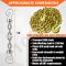 G80 Transport Binder Chain 3/8 Inch x 16 Foot Safety/Binder Chain with Clevis Grab Hooks 7,100 lbs Safe Working Load Logging Chain for Transporting Towing Tie Down Binding Equipment