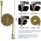 5/16 Chain with Hooks Grade 80 4900 lbs Working Load Tow Log Chain Towing Trailer Tie Down Binding Equipment 5/16 in x 20Ft