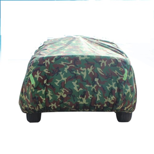 Waterproof Car Cover 190T polyester Tafuta Camo Car Protect Cover  With Zipe ATTC-1001-2S