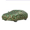 Waterproof Car Cover 190T polyester Tafuta Camo Car Protect Cover  With Zipe