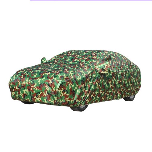 Waterproof Car Cover 190T polyester Tafuta Camo Car Protect Cover  With Zipe ATTC-1001-2S