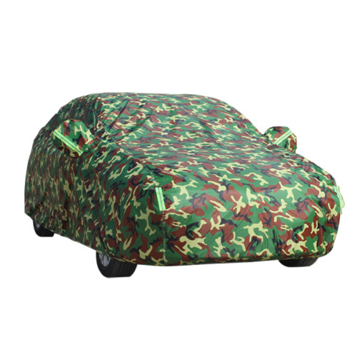 Waterproof Car Cover 190T polyester Tafuta Camo Car Protect Cover  With Zipe ATTC-1001-2S